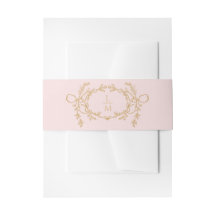 Sweet Blush Pink  Frans Monogram