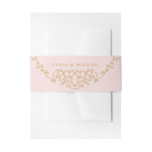 Sweet Blush Pink  Frans Monogram