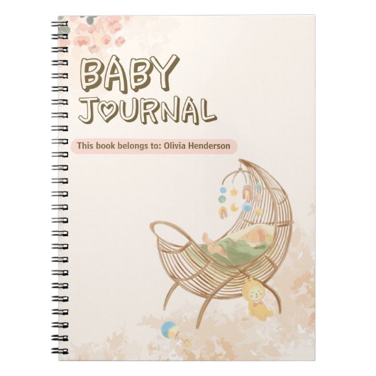 Sweet Boho Baby Journal (Devant)