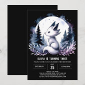 Sweet Boho Wolf Verjaardag Kaart (Voorkant / Achterkant)