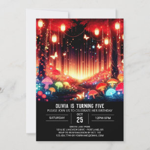Sweet Boho Woodland digitale verjaardag Kaart