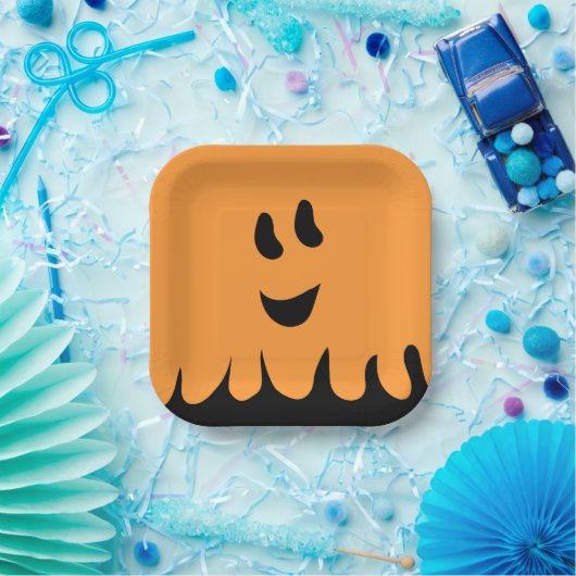 Sweet Boo Oranje Ghost Bord (Feest)