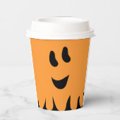 Sweet Boo Sinaasappel Papieren beker (Achterkant)