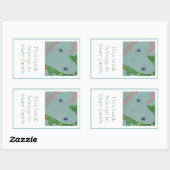 Sweet Bookplaat Rechthoekige Sticker (Vel)