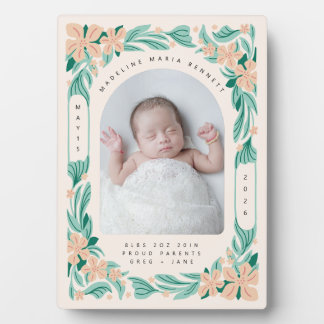 Sweet Botanicals Plaque Fotoplaat
