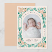 Sweet Botanicals Plaque Kaart (Voorkant / Achterkant)