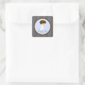 Sweet Boy First Holy Communion Sticker Brown (Sac)