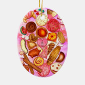 Sweet Bread Mexican Pan Dulce Keramisch Ornament (Achterkant)