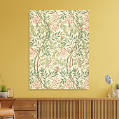 'Sweet Briar'-ontwerp voor behangpapier, gedrukt d Canvas Afdruk (Insitu (Woonkamer))
