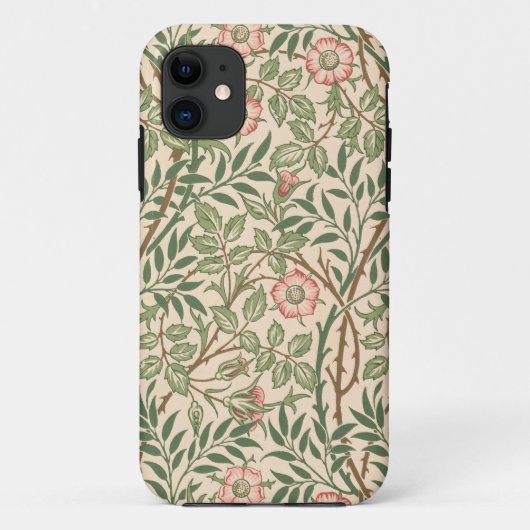 'Sweet Briar'-ontwerp voor behangpapier, gedrukt d Case-Mate iPhone Case (Achterkant)