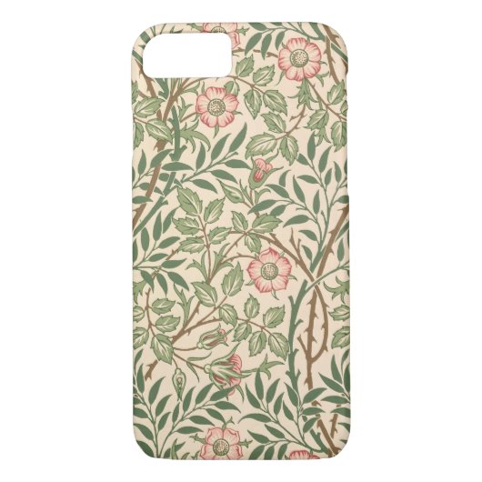 'Sweet Briar'-ontwerp voor behangpapier, gedrukt d Case-Mate iPhone Case (Achterkant)