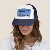 Sweet Bridger Bowl Whale Trucker Hat Pet (In situ)