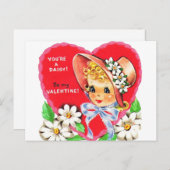 Sweet Briefkaart Valentijn 1950 (Voorkant / Achterkant)