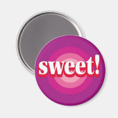 Sweet Bull's-Eye-Magnet Magneet (Voorkant / Achterkant)