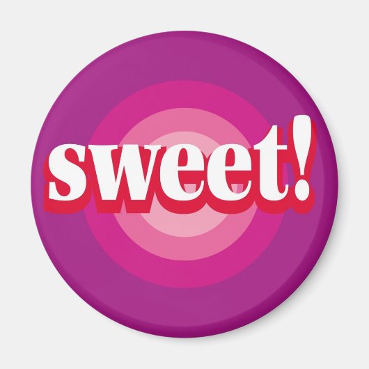 Sweet Bull's-Eye-Magnet Magneet (Voorkant)