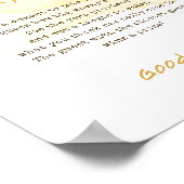 Sweet Bumble Bee Hoe groot is het buikteken van ma Poster (Hoek)