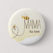 Sweet Bumblebee Baby shower Mama to Bee Button (Voorkant)