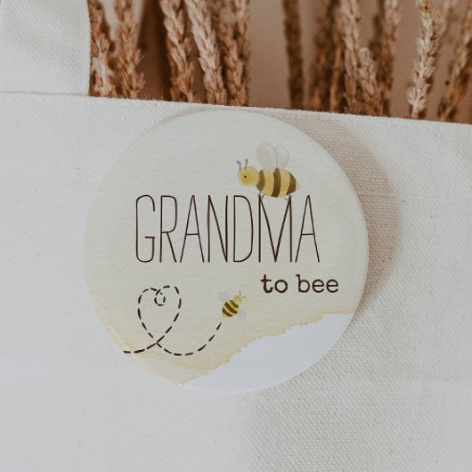 Sweet Bumblebee Baby shower oma naar Bee Button