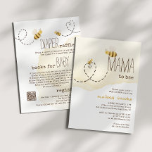 Sweet Bumblebee Mama om in één Baby shower te zijn