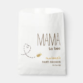 Sweet Bumblebee Mama to Bee Baby shower Favorietas Bedankzakje (Voorkant)