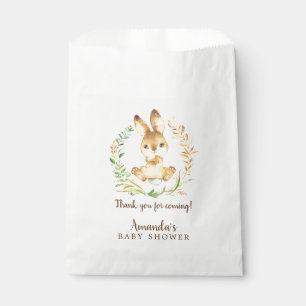 Sweet Bunny Baby shower Favor Bags Bedankzakje