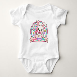 Sweet Bunny Club – Pastel Bunny Baby | Baby Meisje Romper