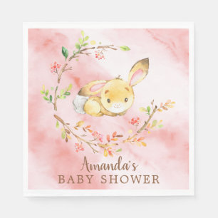 Sweet Bunny Girls Baby shower Paper Napkins Servet