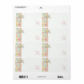 Sweet Bunny naamplaatje Etiket (Full Sheet)