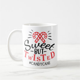 Sweet But Twisted Candy Cane Christmas Koffiemok