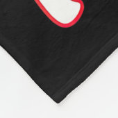 Sweet But Twisted Candy Cane Funny Christmas  Fleece Deken (Hoek)