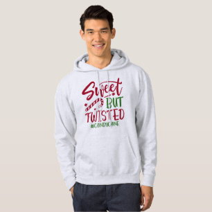 Sweet but Twisted Candy Cane - Grappig kerstfeest Hoodie