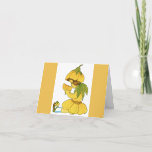Sweet Buttercup Child Yellow Note Kaart