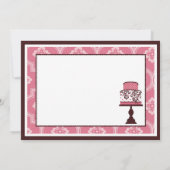 Sweet Cake Hartelijk dank Bedankkaart (Achterkant)