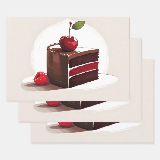 Sweet Cake Inpakpapier Vel (Set)