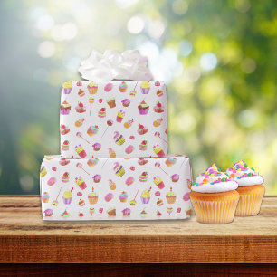 Sweet Cakes Delicious Treins Cadeaupapier