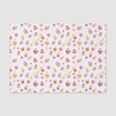 Sweet Cakes Delicious Treins Tissuepapier (Voorkant)