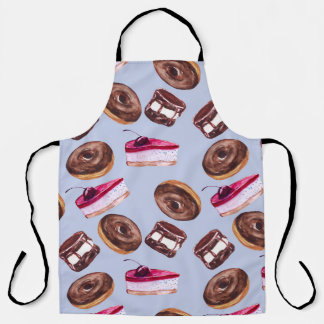 Sweet Cakes: Waterverf naadloos eten Schort