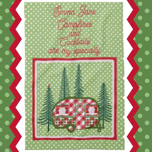 Sweet Camper Trailer Holiday Theedoek
