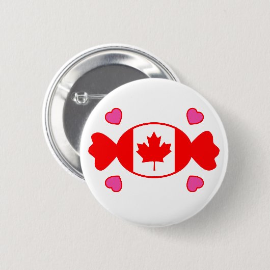Sweet Canadian Button (Voorkant /achterkant)