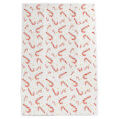 Sweet Candy Cane Kerstmis Medium Cadeauzakje (Achterkant)