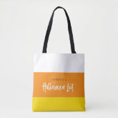 Sweet Candy Corn Halloween Loot Tote Bag (Voorkant)