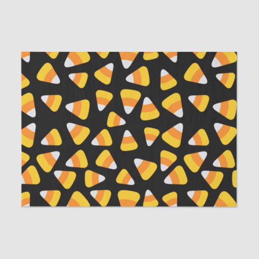 Sweet Candy Corn Halloween Tissuepapier (Voorkant)
