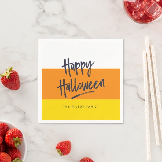 Sweet Candy Corn Happy Halloween Servetten (Insitu)