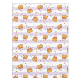 Sweet Candy Corn & Stars Halloween Patroon Tafelkleed
