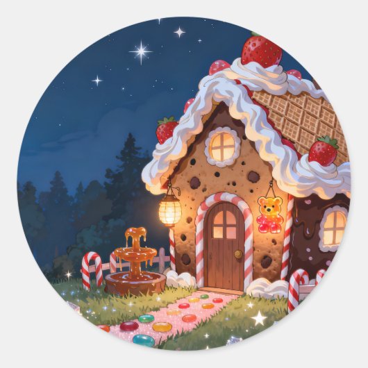 Sweet Candy Cottage Sticker Sheet (Voorkant)