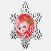 Sweet Candy court jester ornement de Noël (Vue impression)