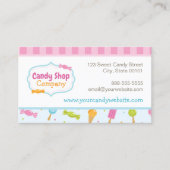 Sweet Candy Fun Confetti Carte de visite (Devant)
