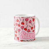 Sweet Candy Lollipop Girly Mug (Devant droit)