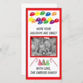 Sweet Candy Noël - Carte photo (Devant / Derrière)