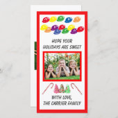 Sweet Candy Noël - Carte photo (Devant / Derrière)